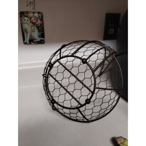 Banana Fruit Basket Hanging Hook Rustic Dark Brown Iron - Picture 4 of 10